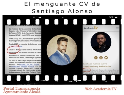 El currículum menguante de Santiago Alonso, concejal del Partido Popular de Alcalá de Henares