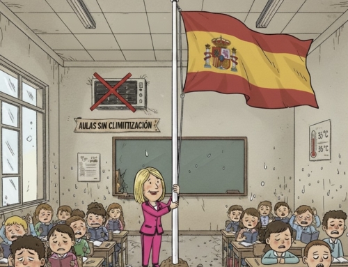 PP y VOX se gastarán más de 32.000€ en mástiles de banderas en colegios mientras las aulas siguen sin aire acondicionado