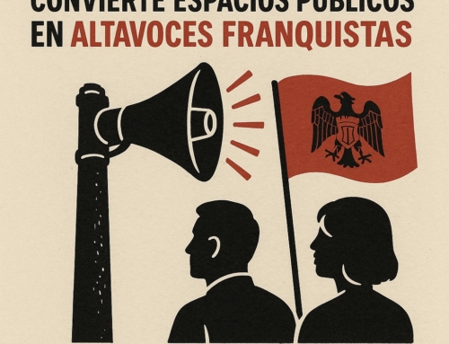 El Ayuntamiento de Alcalá convierte espacios públicos en altavoces franquistas mientras veta actos del PSOE