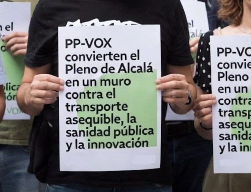 PP-VOX convierten el Pleno de Alcalá en un muro contra el transporte asequible, la sanidad pública y la innovación
